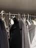 京东京造 超防滑衣架 无痕晾衣架子塑料衣挂衣撑家用晒衣服架 10个白 实拍图