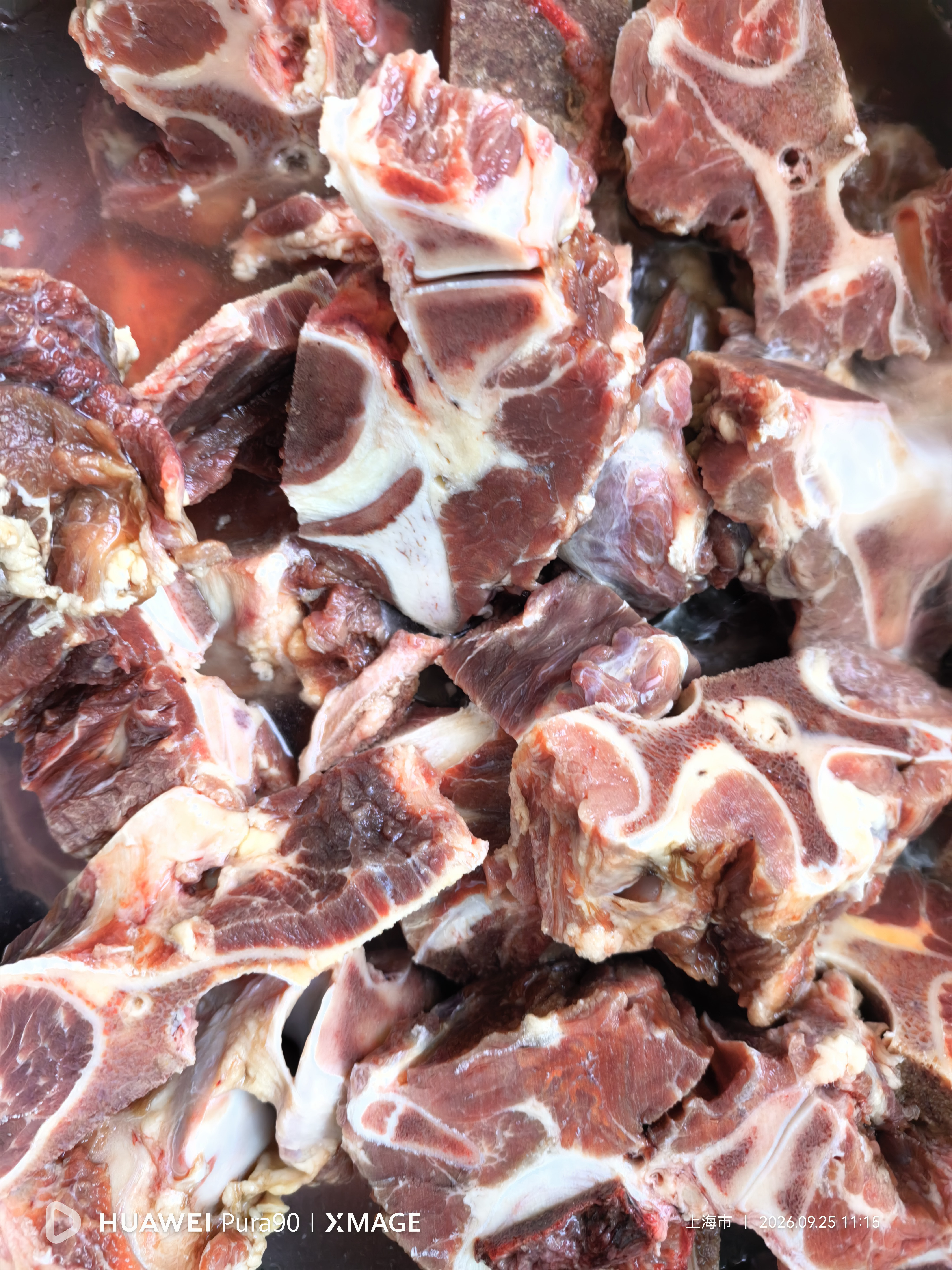 荤八厨内蒙古牛脊骨4斤净重 新鲜带肉黄牛肉生鲜牛骨头蝎子脖火锅食材 实拍图