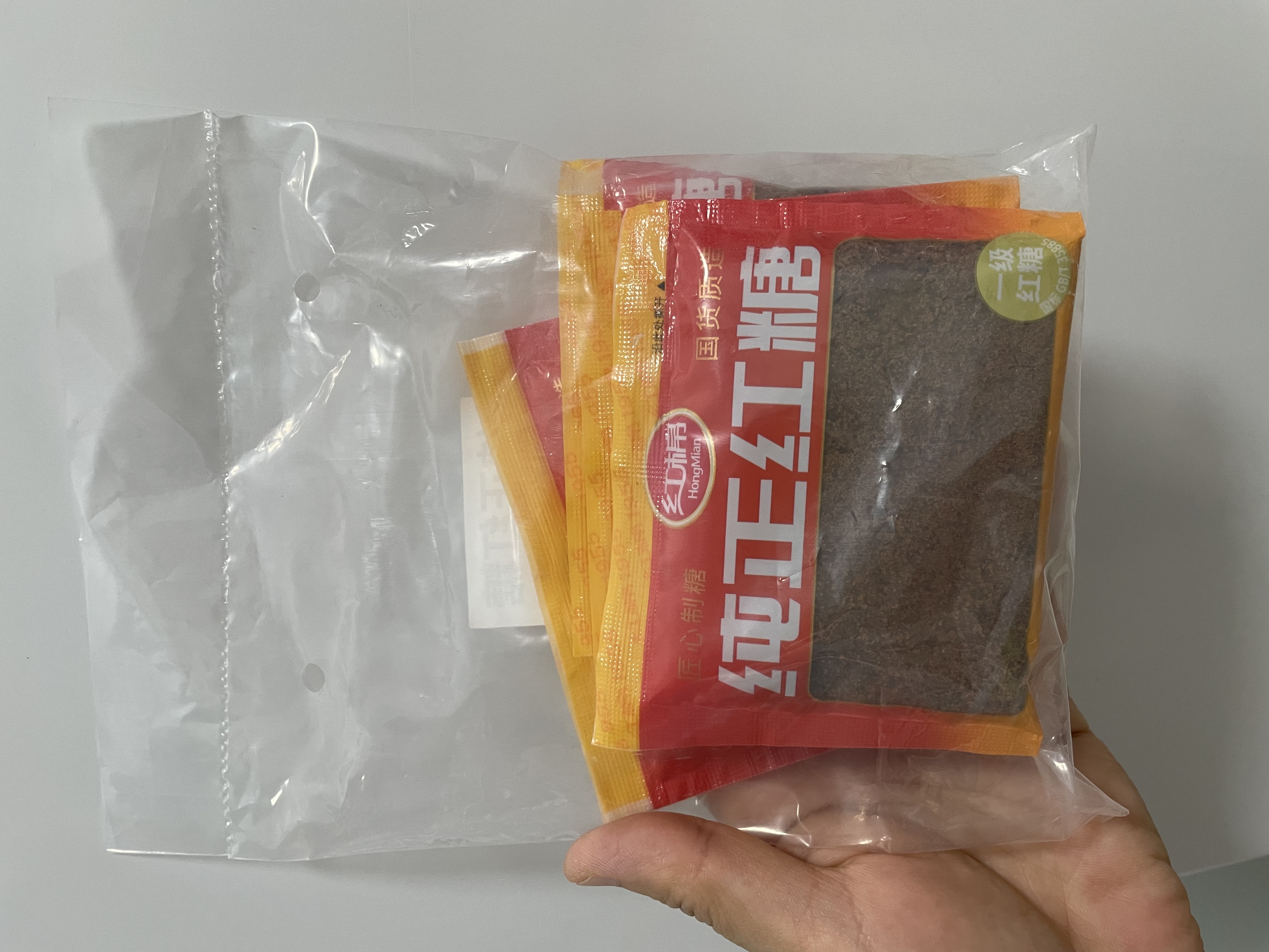 红棉（hongmian）纯正甘蔗红糖独立包装冲饮咖啡红糖馒头用糖女生红糖水20g*4小袋 实拍图