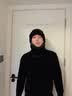 南极人毛线帽男保暖针织护耳冬加绒加厚包头套围脖帽子女N18M2519 黑色 实拍图