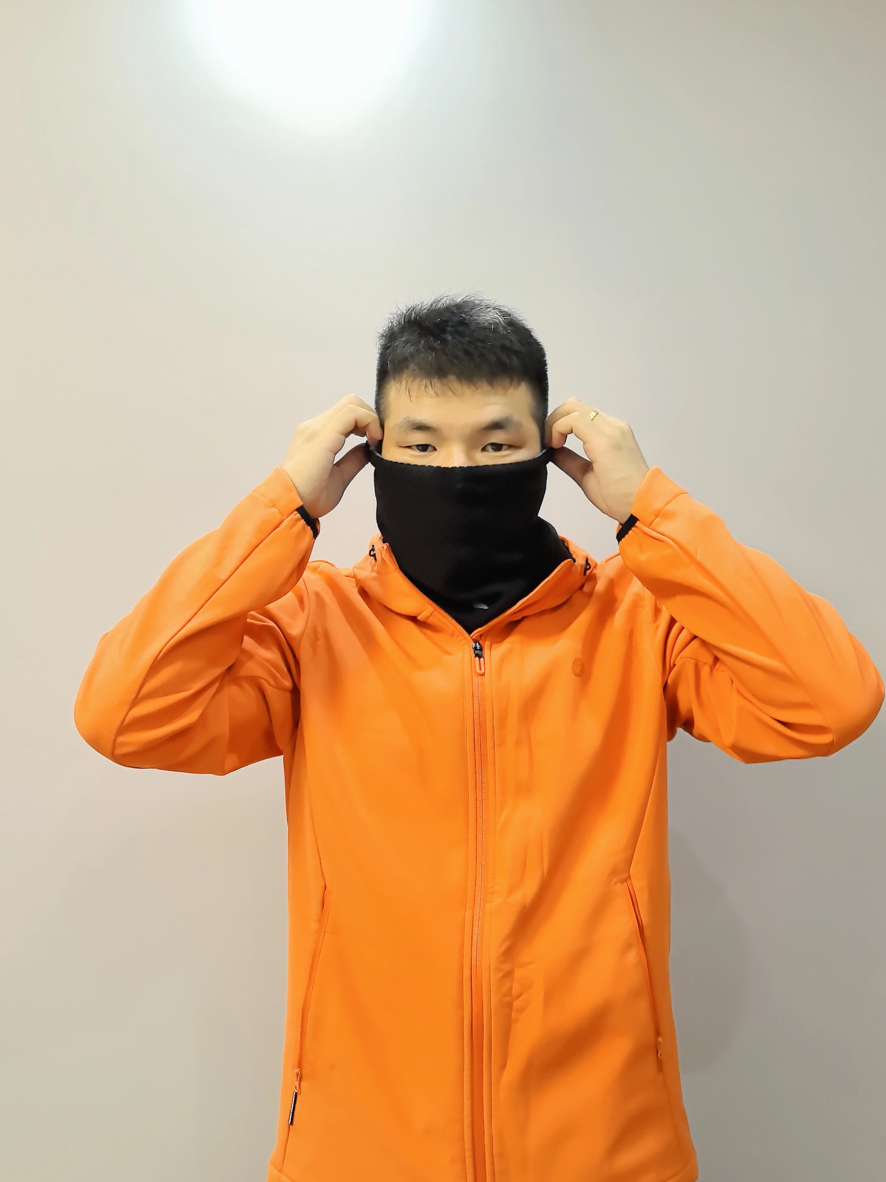 李宁（LI-NING）围脖骑行面罩套冬季男女士防寒风保暖帽子滑雪护脸颈围巾头套骑车 实拍图
