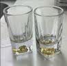 青苹果手握金山白酒杯二两杯 加厚水晶玻璃100ml6只办公饭店家用待客 实拍图