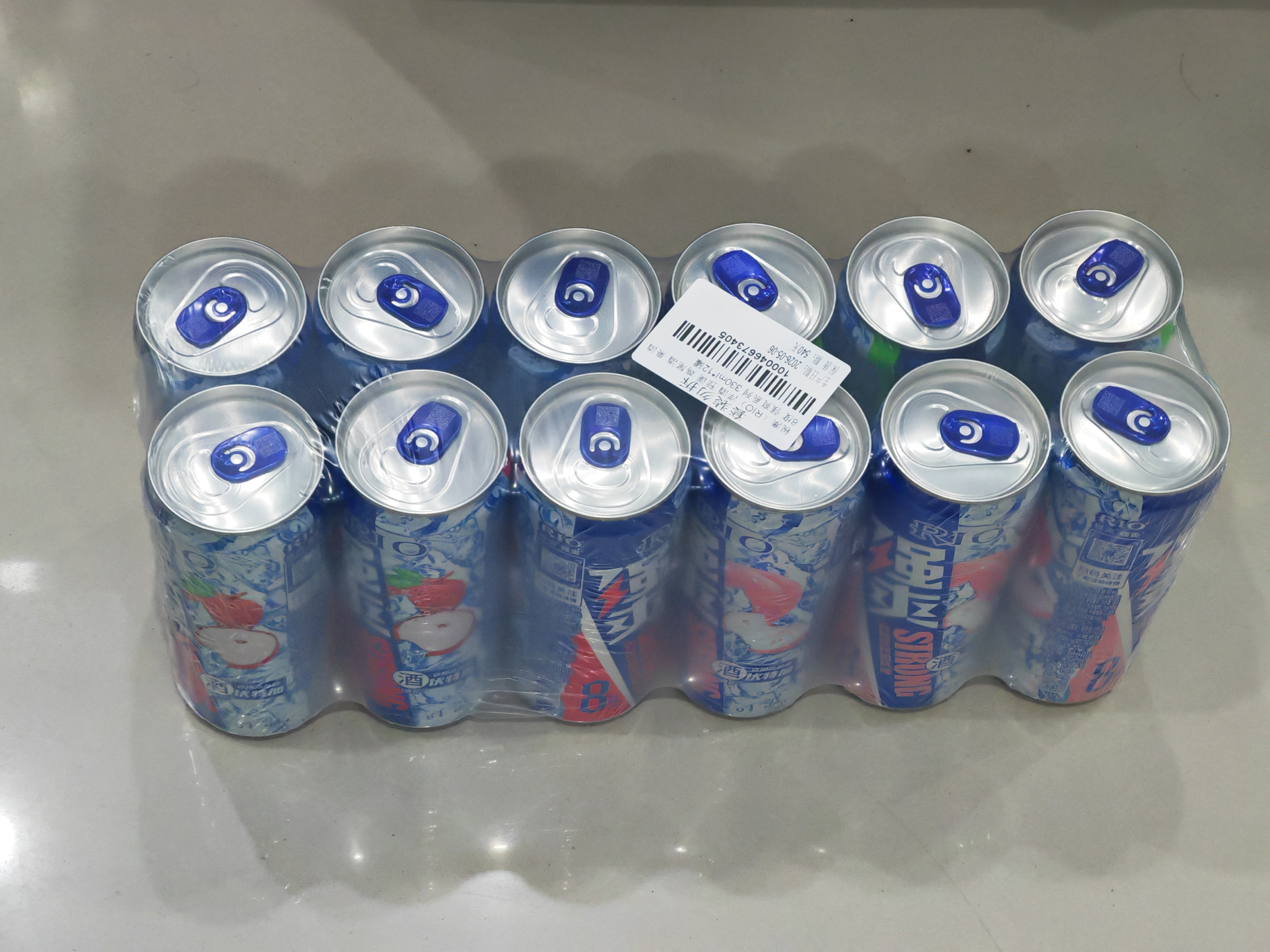 锐澳（RIO）洋酒 预调酒 鸡尾酒 冰饮果酒甜酒伏特加 强爽8度系列 330ml*12罐 实拍图