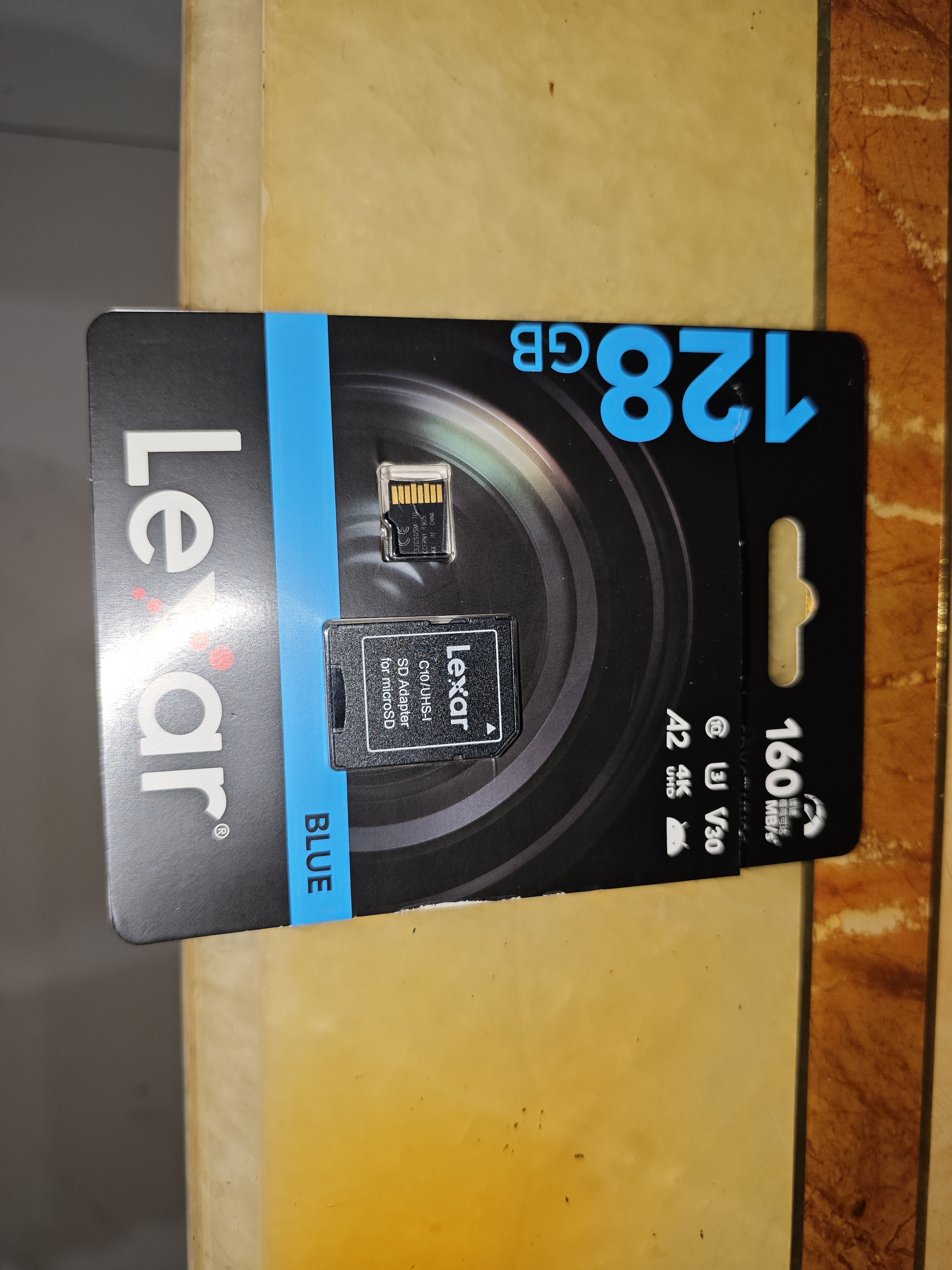 雷克沙（Lexar）128GB TF（MicroSD）存储卡 V30 A2 读160MB/s 游戏机平板行车监控录像内存卡 4K超清拍摄（BLUE） 实拍图
