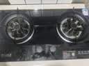 好太太亿美燃气灶双灶煤气灶家用鸳鸯灶台式嵌入式猛火炉具炉盘 猛火双九腔+防风聚能+钢化玻璃 管道天然气5.2KW 实拍图
