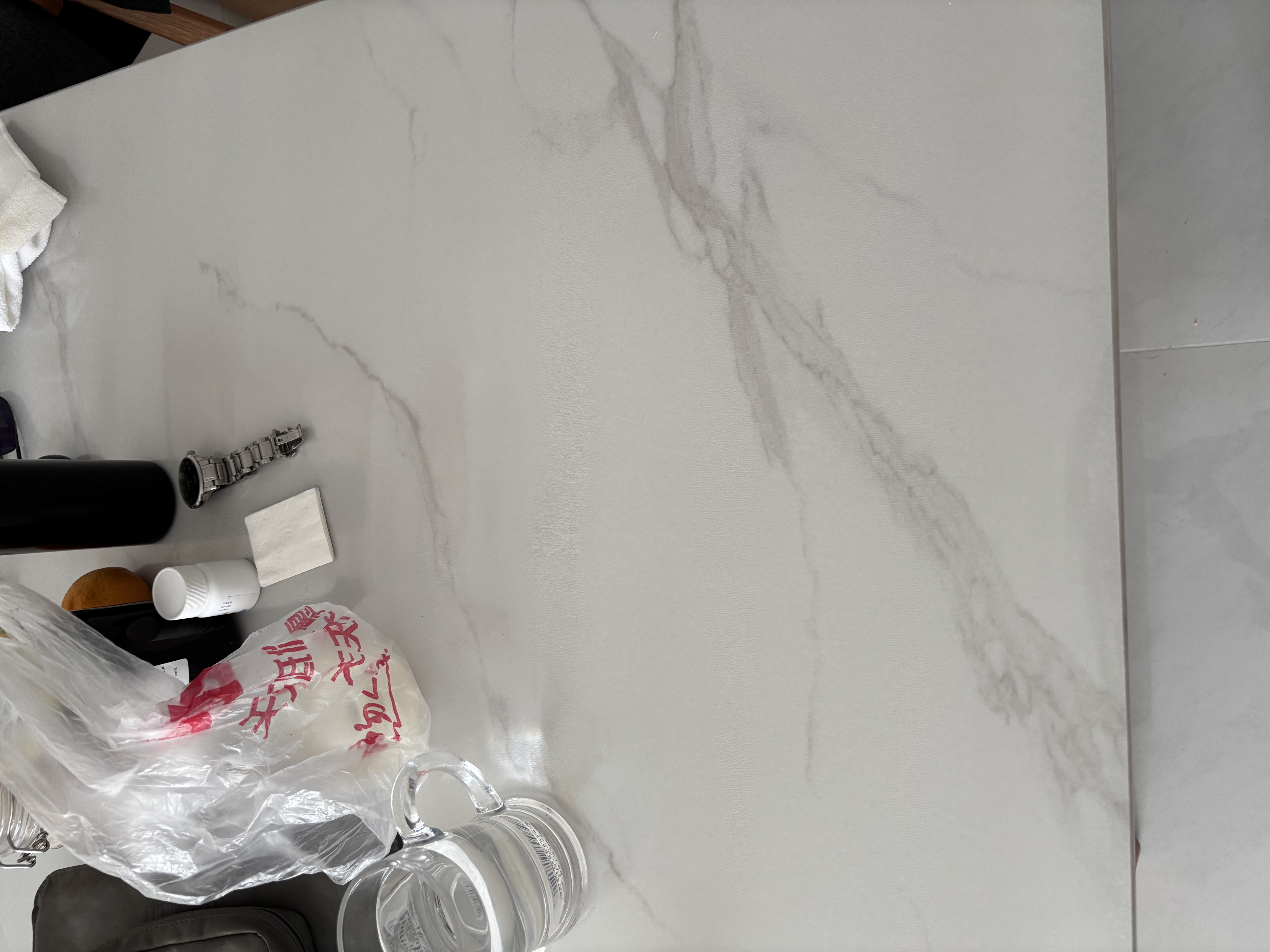 古私（Gusi）桌垫餐桌面保护垫pvc桌布餐桌防水防油免洗隔热垫软玻璃书桌面垫 实拍图