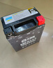 超威摩托车电瓶12V7ah5A免维护助力车125踏板车110弯梁车通用蓄电池 超威黑金6MF7E跨骑专用 实拍图