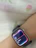 Apple/苹果/苹果 Watch S11 智能手表GPS款42毫米银色铝金属表壳雾紫色运动型表带S/M MEUT4CH/B 实拍图