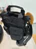 INOXTO鹰图 商务休闲单肩包防泼水手提公文包上班男斜挎包多功能包 黑色 实拍图