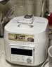 东芝（TOSHIBA）【旗舰新品】小白露风冷电压力锅 5L 4-8人高压锅家用IH锁鲜0排气 纯钛0涂层+陶瓷双胆PC-50MXVC 实拍图