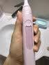 飞利浦（PHILIPS）【中秋节礼物】声波电动牙刷 钻石3系 5倍洁齿5种模式 洁净刷头*2 生日礼物送女生  HX5171/04粉 实拍图