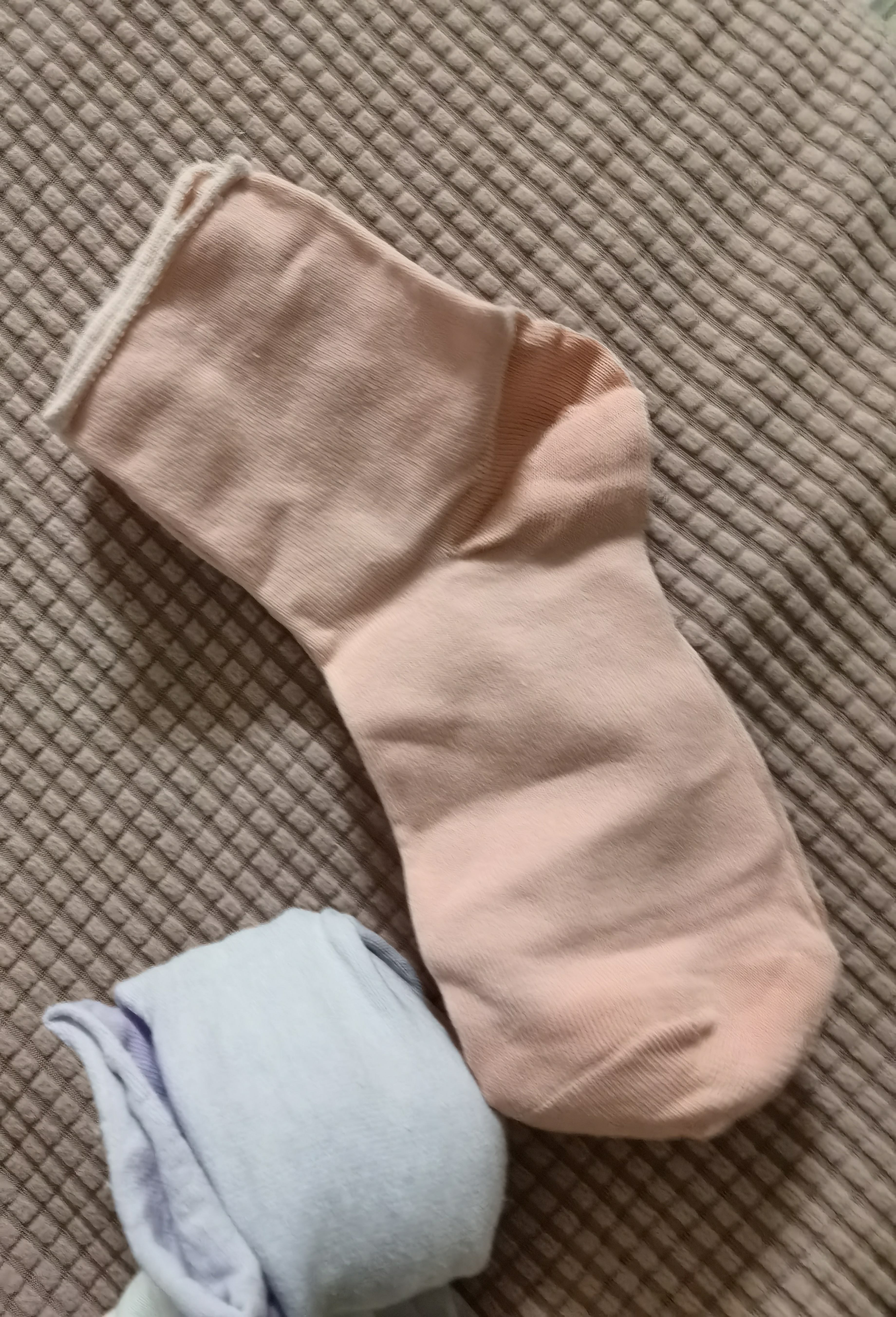 浪莎松口袜子女士中筒袜秋冬季纯棉宽口月子袜全棉中老年宽松女长袜 实拍图