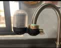 美的（Midea）水龙头过滤器家用厨房自来水净水器 活性炭12级精滤 可清洗 除氯除异味除垢 通用安装前置滤水器 4芯装【4年免换芯】活性炭增强版滤芯 实拍图