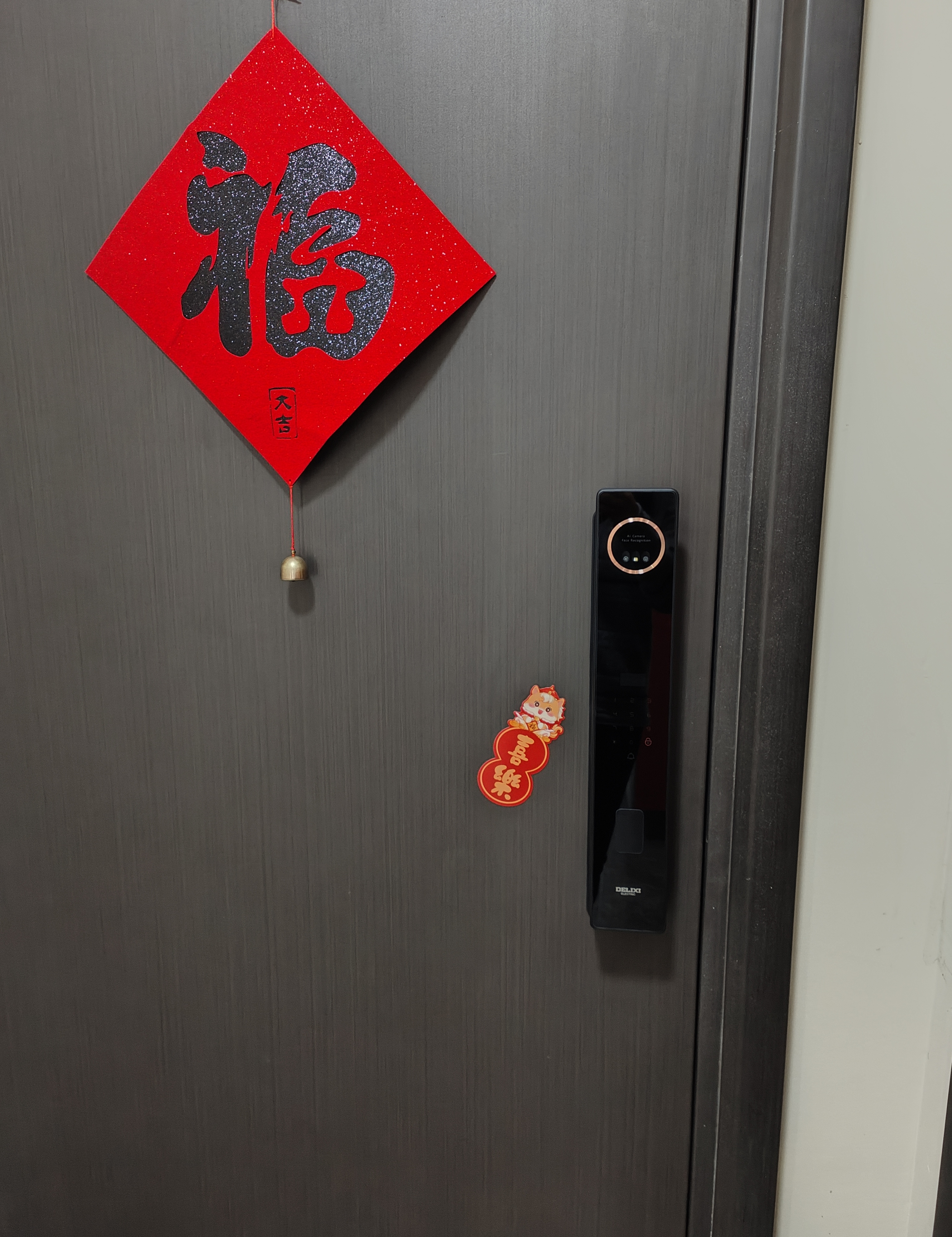 德力西智能门锁3D人脸掌静脉指纹锁密码锁家用防盗入户门智能锁电子门锁 3D人脸识别+掌静脉解锁+远程临时密码+手机NFC解锁 全国免费拆旧安装+免费升级四年质保 实拍图
