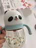 贝亲（Pigeon）熊猫小月龄防呛防漏喝水喝奶ppsu儿童学饮杯 300ml 7月+ 实拍图