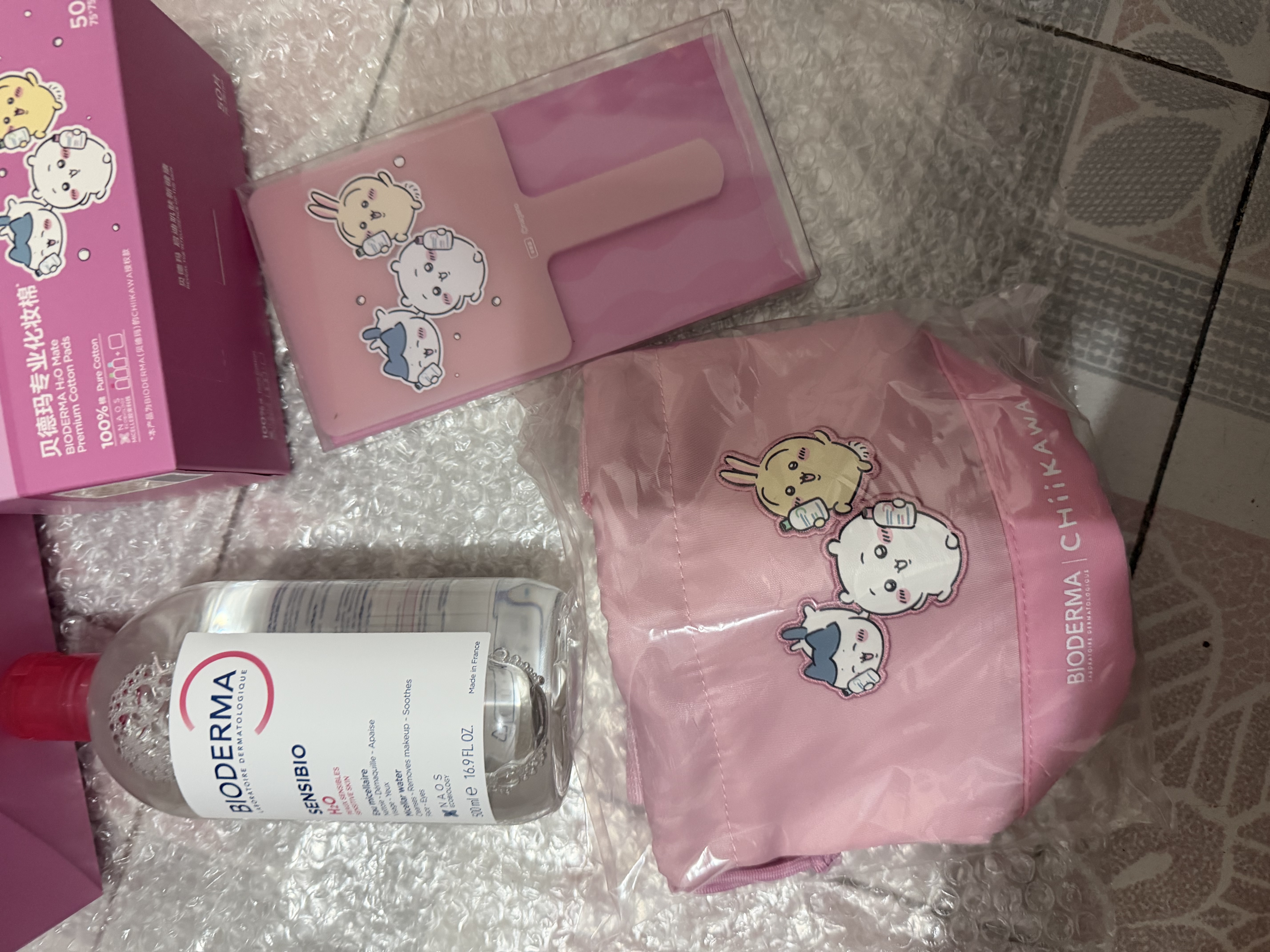 贝德玛（BIODERMA）&Chiikawa【中秋节礼物】授权版粉水500ml粉水敏感肌 实拍图