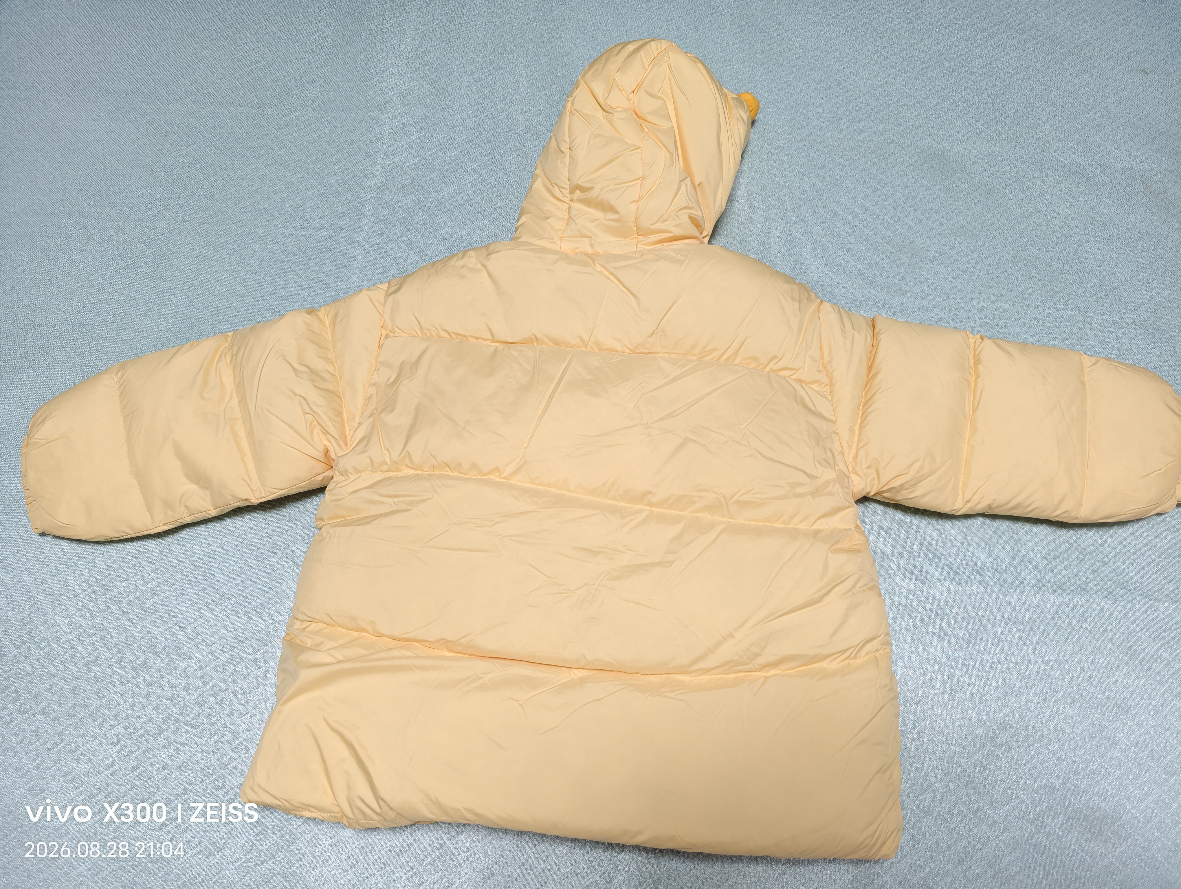 巴拉巴拉童装婴儿羽绒服冬季宝宝短款外套儿童上衣可爱萌男童女童 蛾黄31004 120 充绒量109g 实拍图