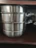 康巴赫蒸锅304不锈钢蒸笼食品级双层汤锅家用蒸煮炖燃气灶电磁炉通用 【升级防烫｜加厚304】 3层 32cm 实拍图
