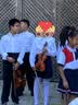 衣诺坊女童百褶短裙酒红带安全裤六一演出合唱服藏青色表演裙子女生裙子 实拍图