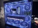 LIANLI联力 隐流二代 OLED曲面屏 一体式360水冷CPU散热器 磁吸式2K 60Hz 内置3D视觉特效 隐流2代360 隐流2代360 OLED 曲面屏无风扇版白色 实拍图