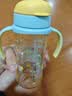 贝亲（Pigeon）防胀气 自然成长翻盖直饮吸管 大童奶瓶330ml 马戏团 18月+ AA279 实拍图
