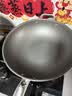 康巴赫炒锅真钛无涂层不粘锅家用食品级316不锈钢炒菜锅电磁炉燃气灶用 【超国标一级不粘】真钛0涂层炒锅  34cm 实拍图