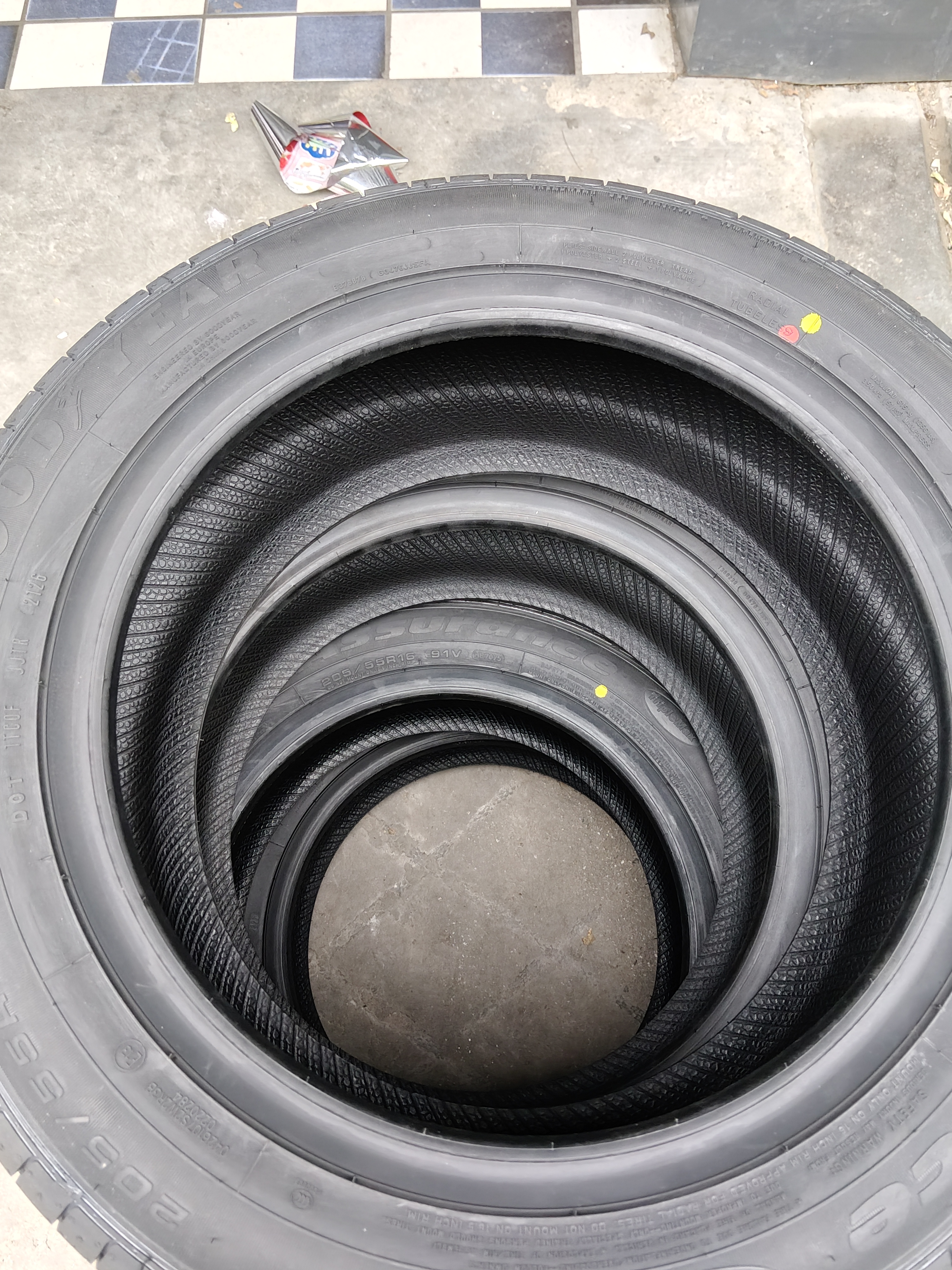 固特异轮胎 Goodyear 安乘205/55R16 91V 福睿斯英朗世嘉 全新轮胎 汽车轮胎 实拍图