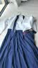 小淘孩儿童汉服男童中国风国学服毕业团体表演服演出服 龙吟白蓝160 实拍图