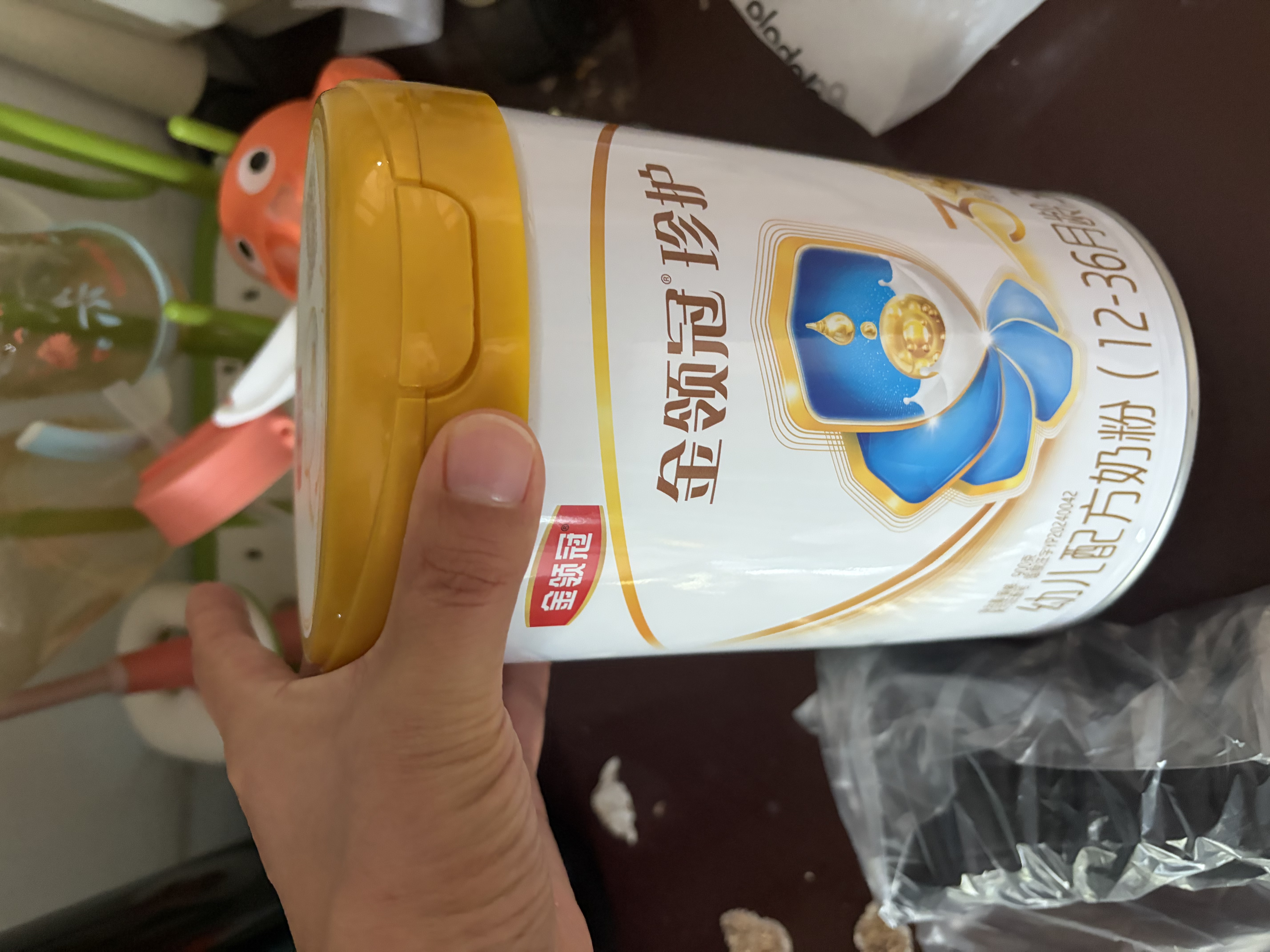 伊利金领冠珍护幼儿奶粉3段(12-36月)900g*3罐+130g*2罐 HMO乳源专利 实拍图