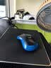 罗技（Logitech）M185鼠标 无线鼠标 办公鼠标 对称鼠标 黑色蓝边 带无线2.4G接收器 实拍图