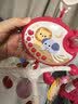 婴儿床头摇铃可旋转安抚床铃0-1岁3-6个月音乐床上宝宝玩具吊挂件 牙咬投影灯光遥控床头铃-红-电池 实拍图