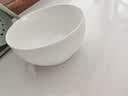 京东京造碗 饭碗汤碗面碗陶瓷家用微波炉景德镇餐具 奶油华夫5.5英寸碗*6 实拍图