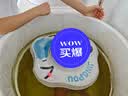 鲸保婴儿游泳圈0-12个月脖圈 新生儿游泳圈宝宝洗澡颈圈K5012蓝色大码 实拍图