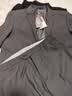 罗蒙（ROMON）西服套装男士小西装外套职业正装修身休闲伴郎服 灰色XL 实拍图