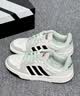 adidas ENTRAP美式校园风运动鞋少年感复古篮球风板鞋阿迪达斯 白色/矾土棕/黑色   43 实拍图