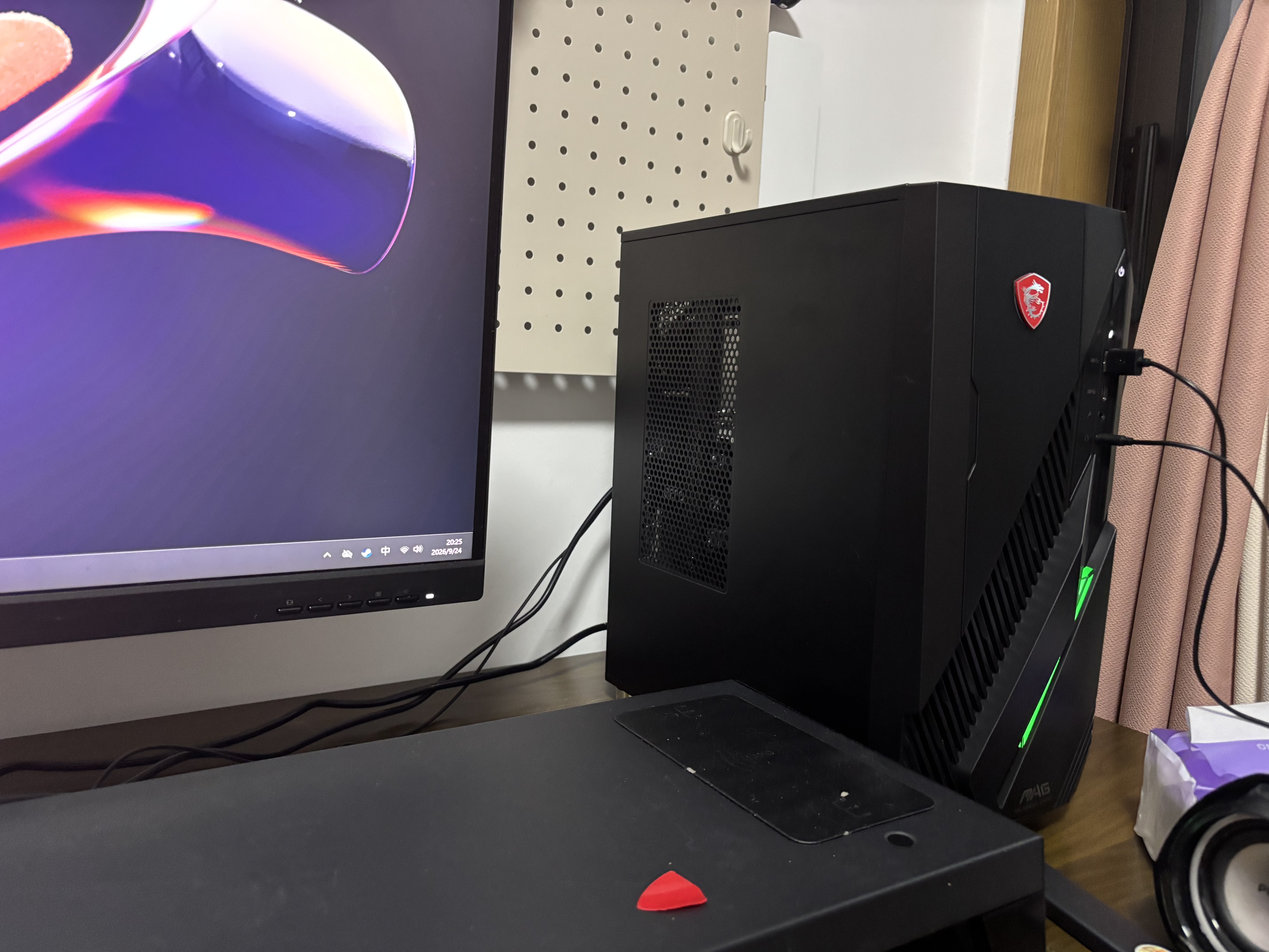 微星（MSI）无烬E1 i5 14400F/RTX5060/16G/512G 国家补贴游戏台式机电脑主机商用设计师整机openclaw龙虾 实拍图