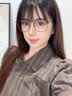 aojo轻量化眼镜框可配防蓝光高度数近视眼镜片方圆框男女款AJ102FM106 C2浅透茶 轻约14g 单镜框 实拍图