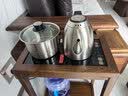 金灶（KAMJOVE）全自动上水烧水壶 电热水壶茶具茶台烧水壶一体 热水壶恒温茶壶泡茶壶V9A 实拍图