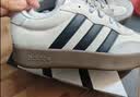 adidas ENTRAP美式校园风运动鞋少年感复古篮球风板鞋阿迪达斯   白色/金属暗银   41 实拍图