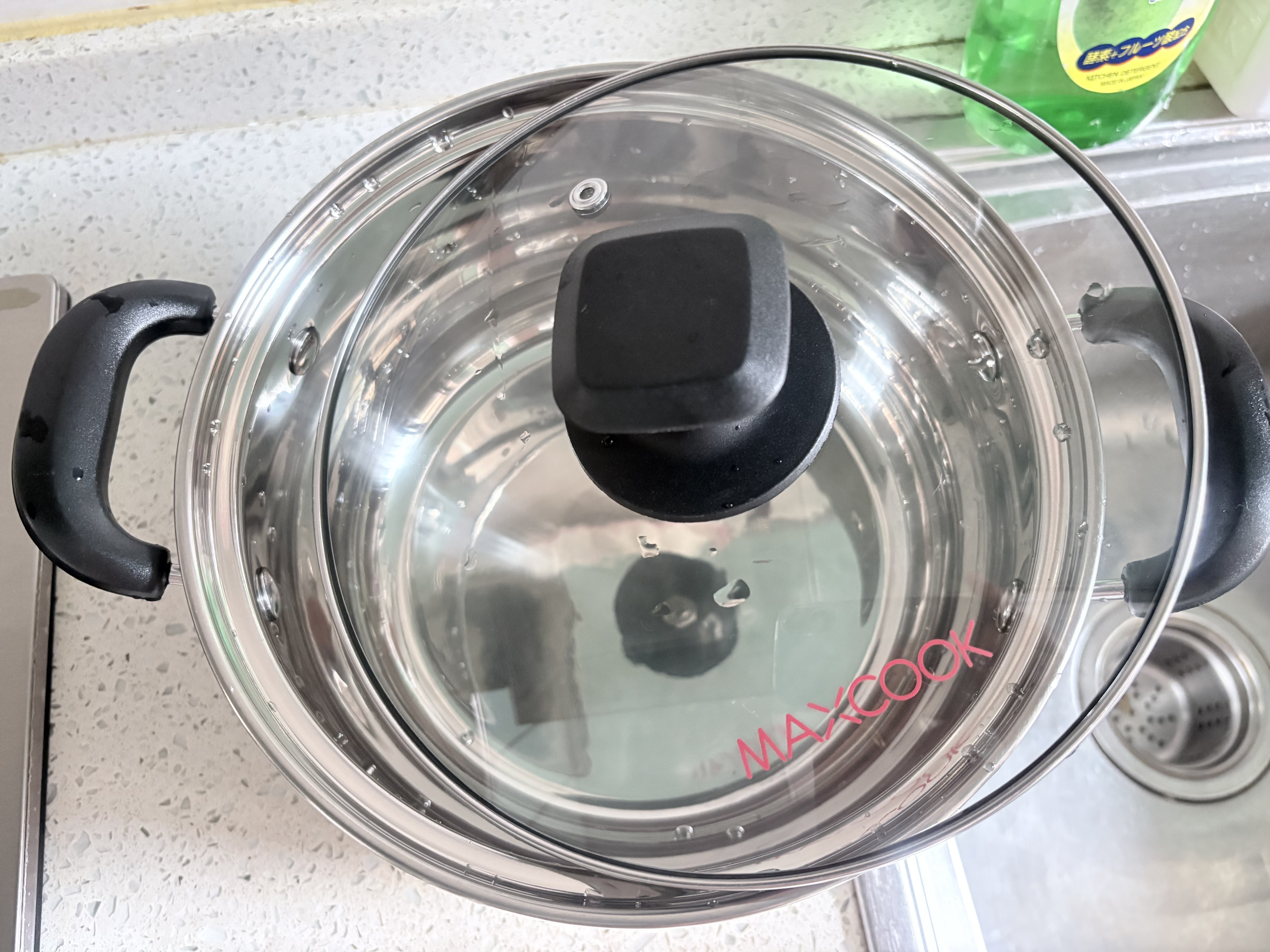 美厨（MAXCOOK）汤锅 304不锈钢汤锅汤煲20cm 加厚复合底 燃气炉电磁炉通用YC-20 实拍图