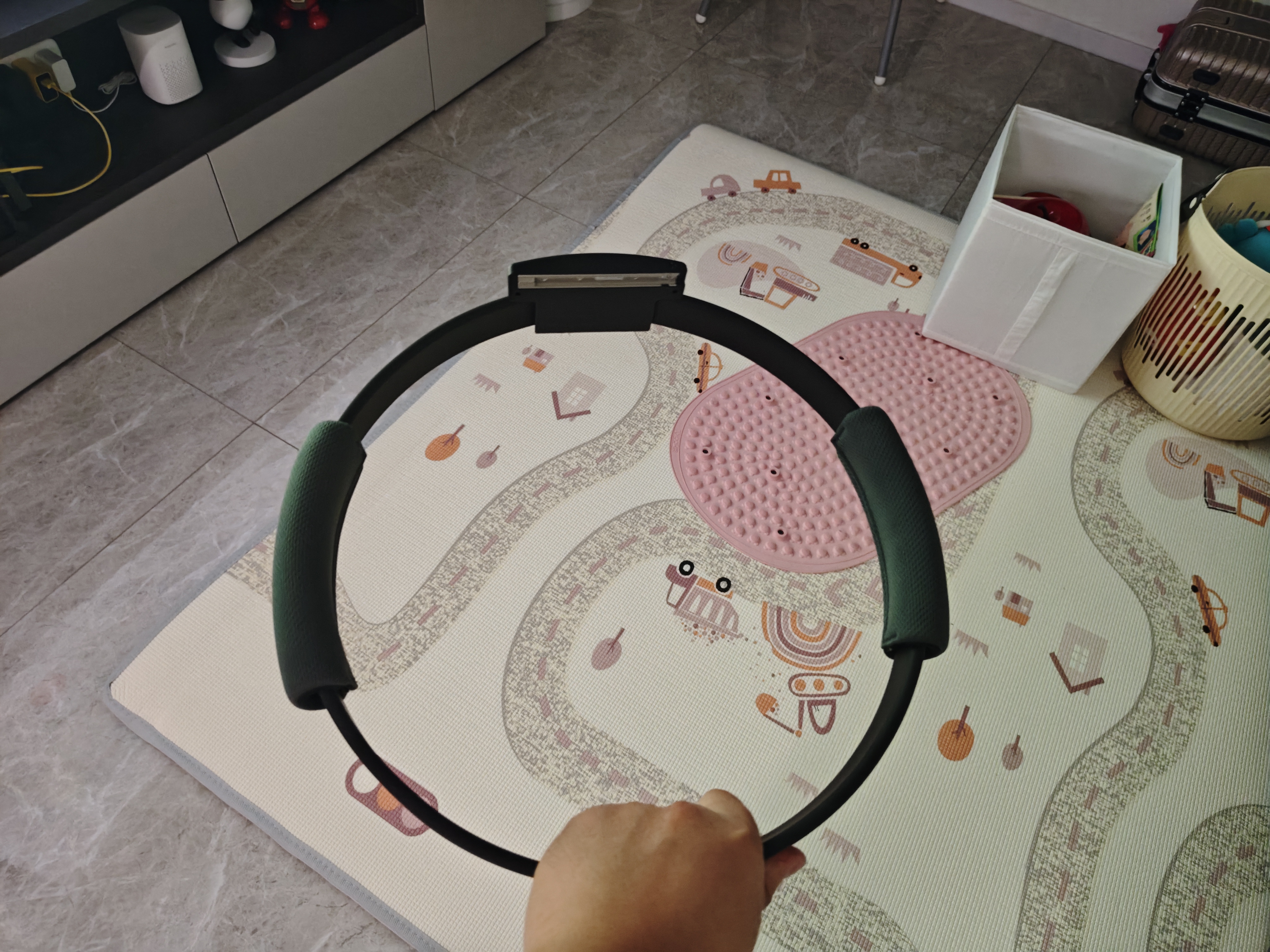 任天堂（Nintendo）【国内保税仓】Switch2/1代 OLED/续航加强日版/港版便携家用ns体感游戏机掌机 日版续航红蓝+健身环大冒险 实拍图