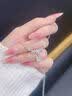 唯一（Winy）施华洛世奇锆紫藤花纯银项链女款2026新款吊坠生日礼物送女友首饰 实拍图
