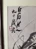 紫腾随轩齐白石装饰画新中式客厅背景墙面挂画卧室饭厅餐厅水墨虾壁画实木 墨虾 60*60cm（有机玻璃）（默认红木色框） 实拍图
