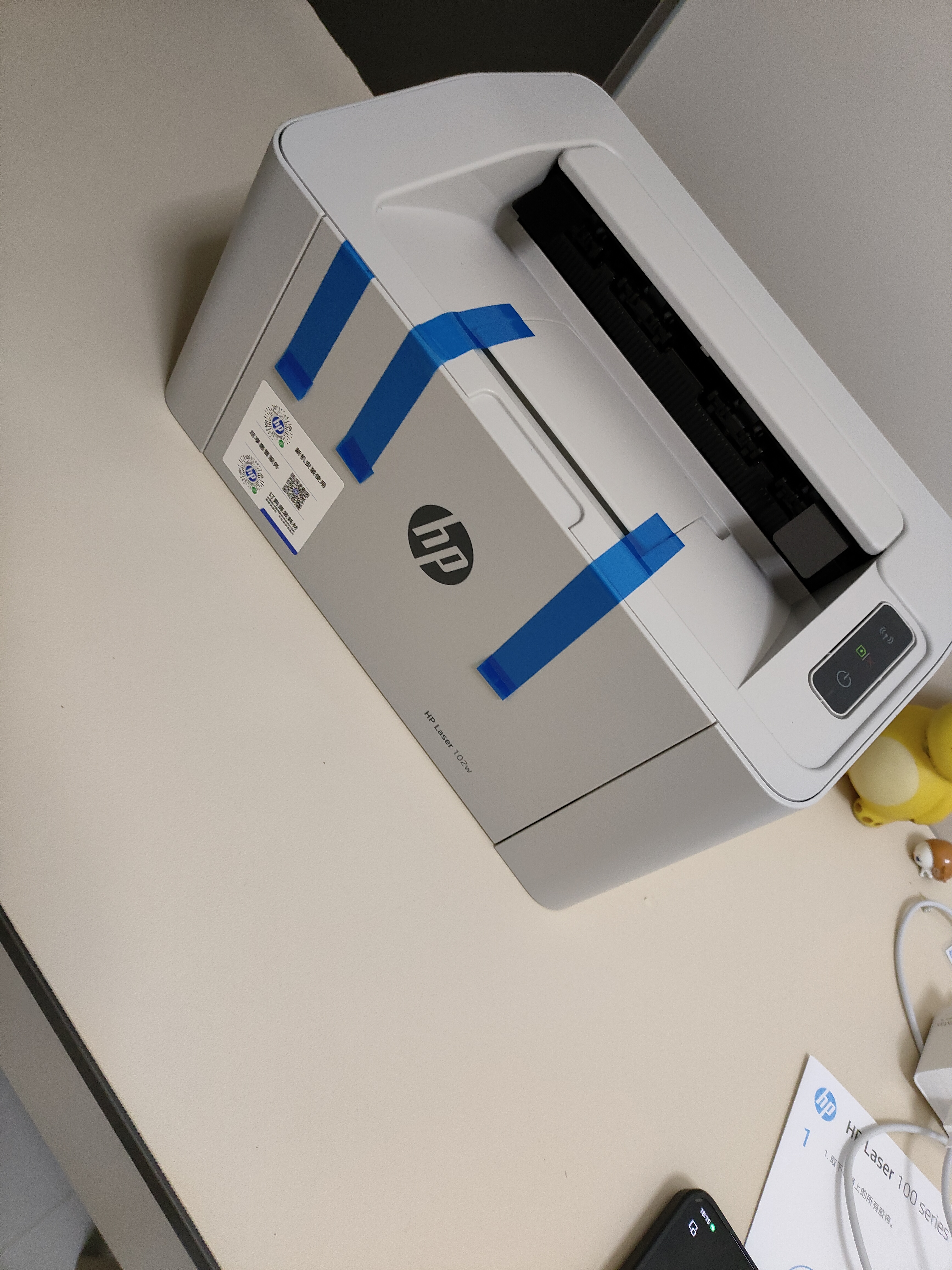 惠普（HP）102w黑白激光单功能无线家用 学生作业家庭打印 小型办公打印（105w同款） 实拍图