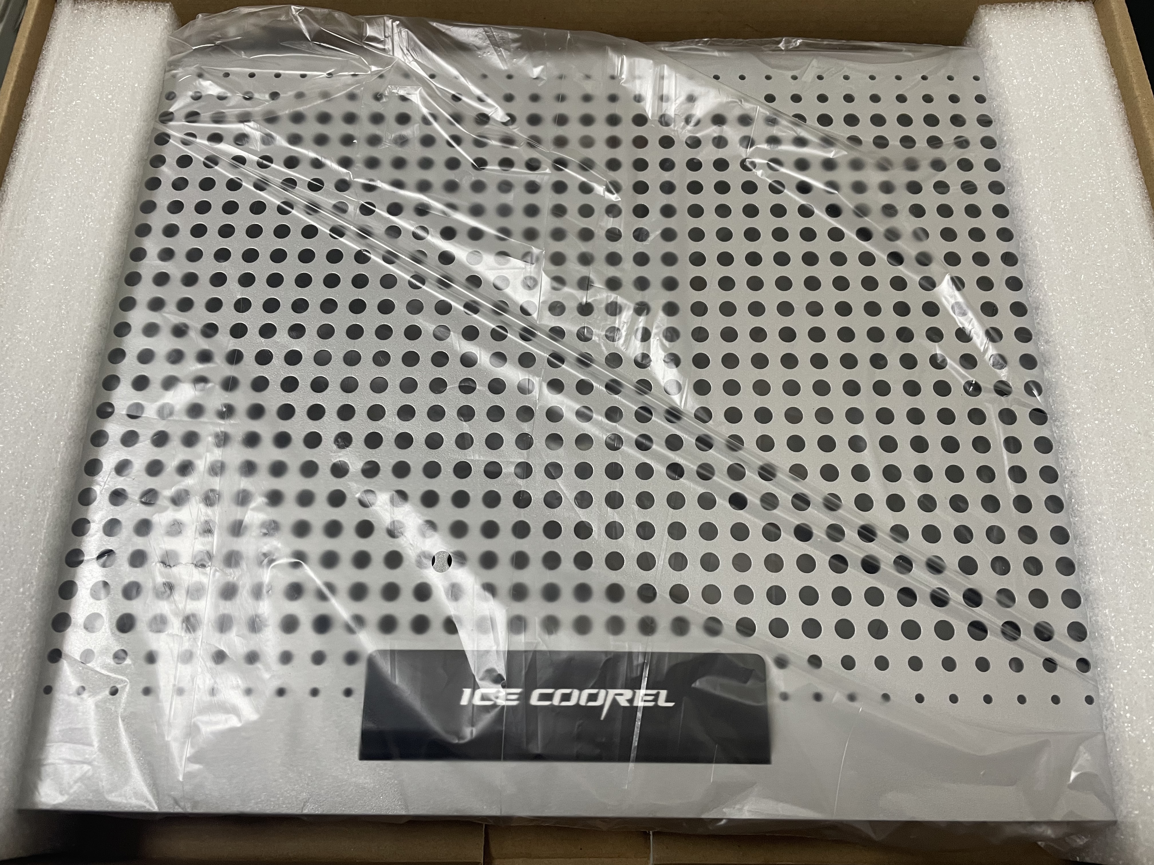 酷睿冰尊（ICE COOREL）笔记本散热器底座 铝合金面板降温电脑支架桌面增高桌手提电脑可调速排风扇散热板适用华为联想 实拍图