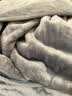 京东京造经典法兰绒毯 1150g空调被加厚双面沙发午睡盖毯 高级灰1.5x2m 实拍图