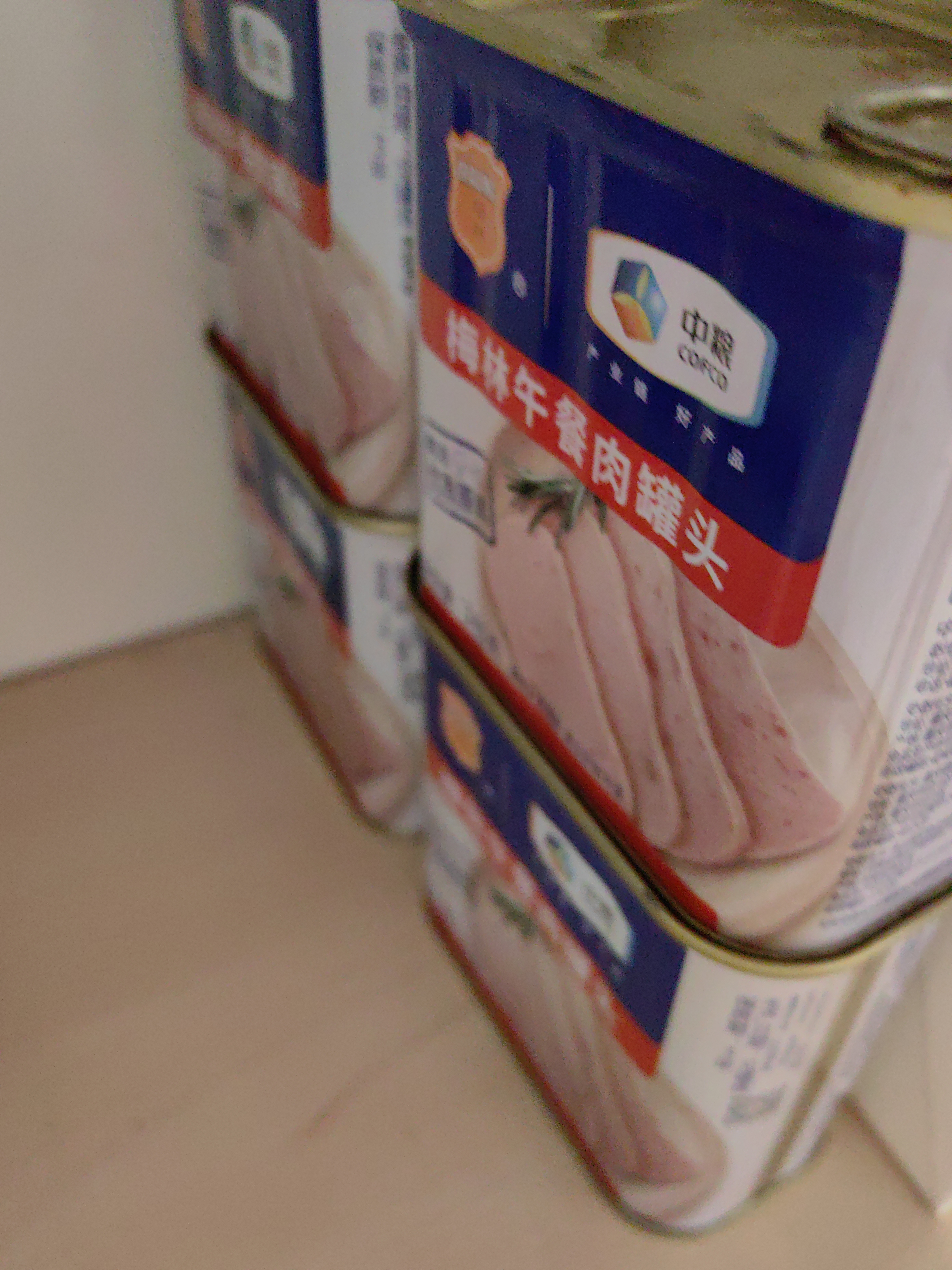 梅林午餐肉火腿罐头早餐火锅方便面搭档340g*6家庭应急储备即食品物资 实拍图