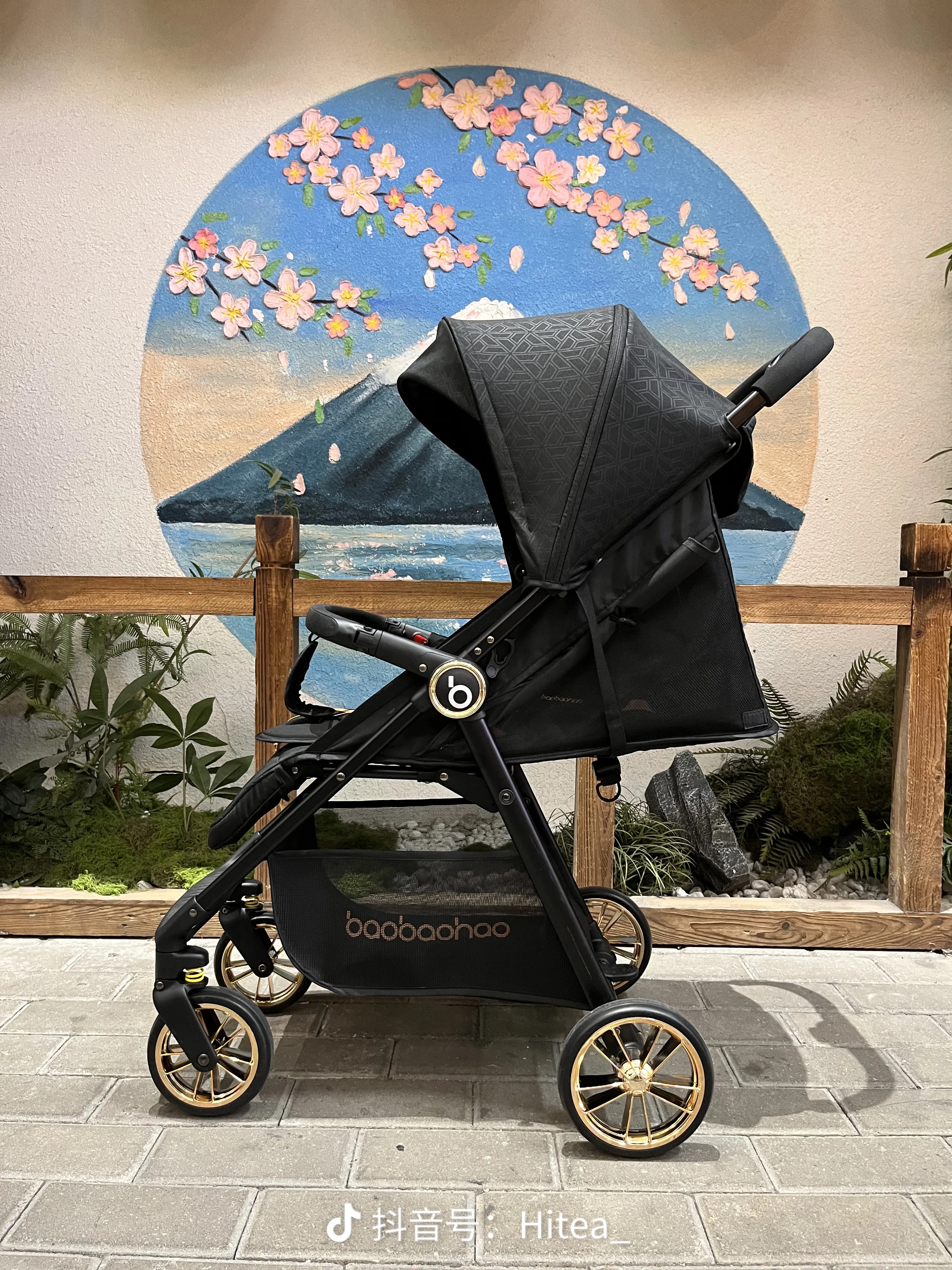 宝宝好a5婴儿推车可坐可躺口袋推车轻便儿童车折叠伞车宝宝手推车婴儿车 A5-黑神话+蚊帐+挂包+挂钩+杯架+双面坐垫 实拍图