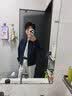 优衣库哈灵顿茄克男装女装/外套夹克484610 487318 487318/69藏青色 S 实拍图
