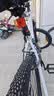 京东京造 XC350山地自行车铝合金禧玛诺21速油压碟刹成年人学生17寸时空银 实拍图
